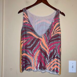 Blumarine Couture Hand Embroidered Sequin NWT  Couture Runway Spring